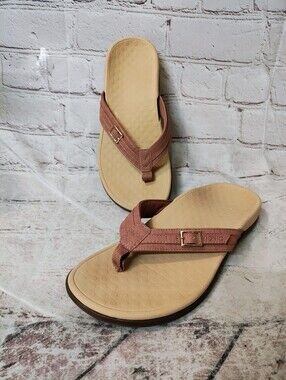 Vionic Patty Mauve Strap Comfort Sandals 7